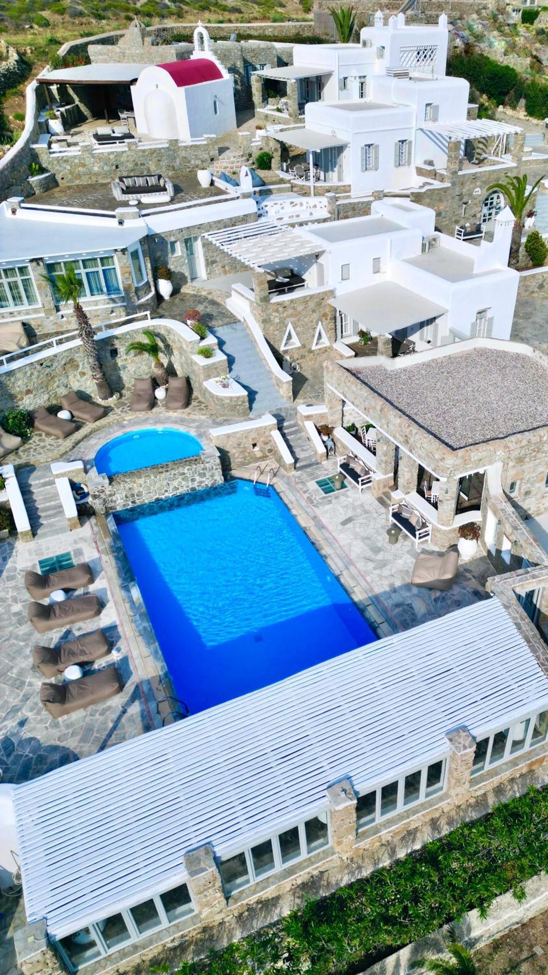 Kallos Of Mykonos - Previous Leonis Summer Houses Ornos  Exteriér fotografie